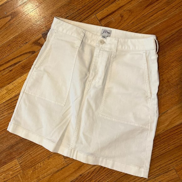 J.Crew NWOT Garment-dyed utility mini skirt - Picture 2 of 2